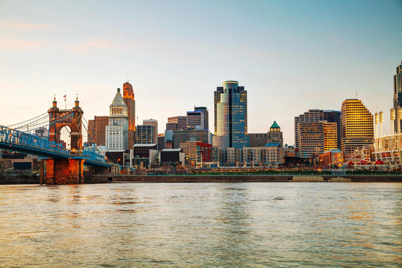 view of Cincinnati river 